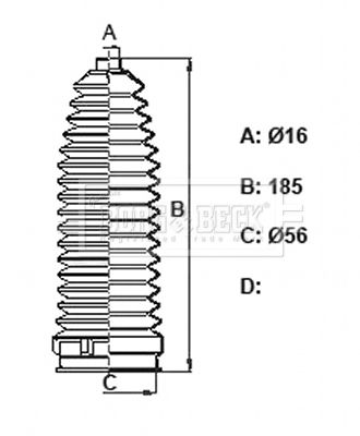 BORG & BECK Paljekumisarja, ohjaus BSG3430